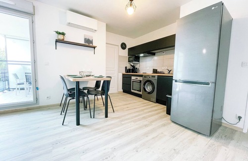 Montbonnot-Saint-Martin Apartment | Pet-Friendly T2 at FR Terrace on Montbonnot - 10/10 Rating