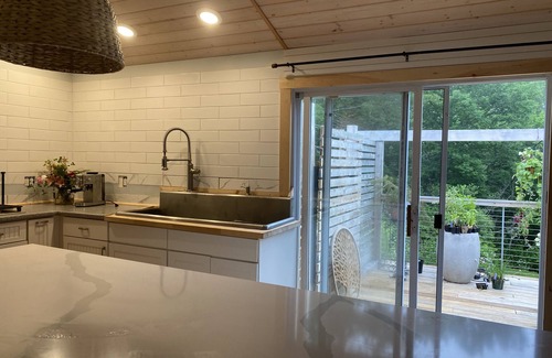 Northport Apartment | Ocean View Loft Above Kayak Shop - Rated 10/10 by Guests