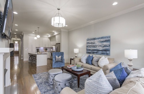 West End House | Top Rated Retreat Near Vandy with Rooftop Deck Access