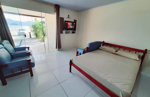 Ubatumirim House | Oceanfront Casa 42 at Praia do Estaleiro: Pet Friendly Retreat