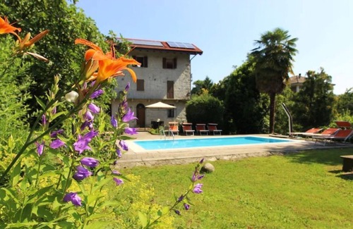 Vacciago Apartment | Frey Apartments by Lake Orta: Garden, Pool & Pet Friendly