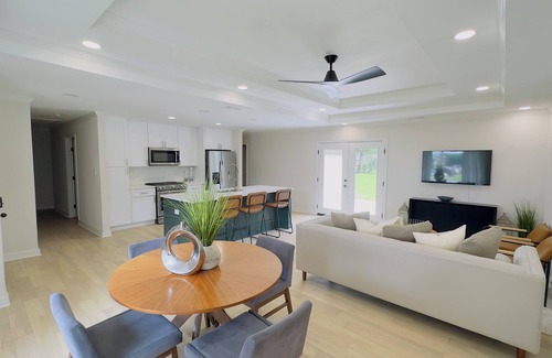Frisco House | Top-Rated Frisco Railside Retreat: Steps from Dining & Fun