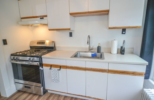 Sussex House | Front Lake House View. Sleeps up to 4.Convenient location. Unit#2. NoLake access
