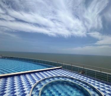 Crespo Apartment | Ocean View Penthouse in Cartagena with Private Beach