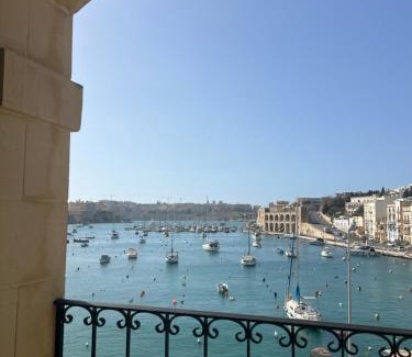 Kalkara Bed & Breakfast | Front Row Malta - Rooftop Terrace & Sea Views of Valletta & Grand Harbour