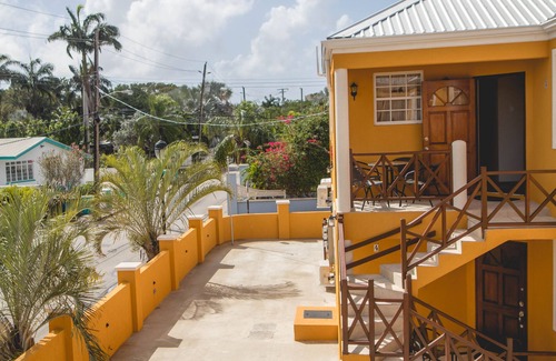 Graeme Hall Terrace Apartment | Top-Rated Frontline Apartment No. 2 with Family Amenities