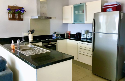 Sint Michiel Apartment | Oceanfront Apartment at Blue Bay Beach with Pool Access