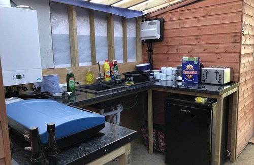 Truro Cabin | Top-Rated Glamping Experience in Benson with Private Bath