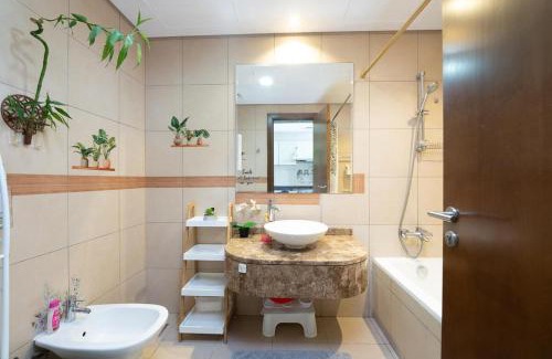 Al Sufouh 1 Apartment | Fully Furnished Studio Hilliana Tower Sea View and Burj View