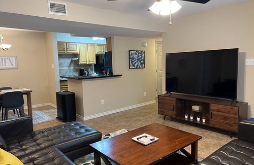 College Station Apartment | Fully furnished, 1st floor. Bus routes. Close to Texas AM campus.