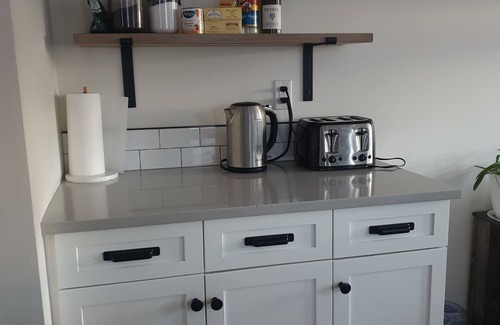 Grande Prairie House | fully stocked kitchen and pet friendly.