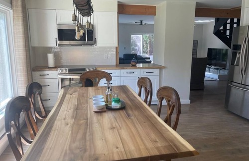 Roberts Creek House | Cozy Cottage with Hot Tub, Game Room & Huge Deck Fun