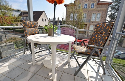 Bad Kreuznach Apartment | Stylish 1-Room Apartment with Balcony & Wi-Fi Near City Center