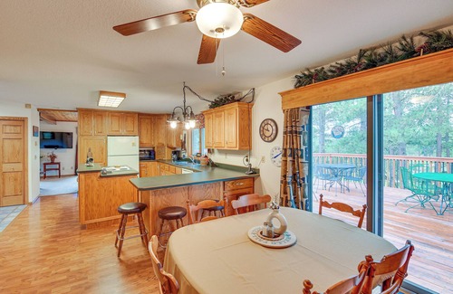 Custer House | Furnished Deck, Black Hills View: 'Lazy U' Retreat