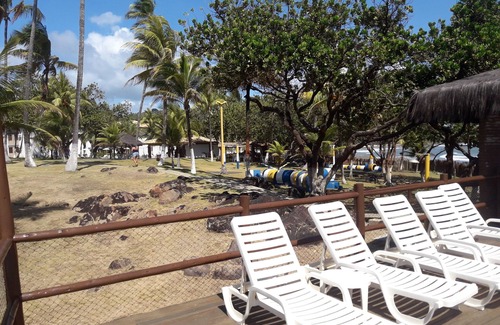 Sao Domingos Apartment | Beachside Furnished Flat with Pool & Ocean Views in Ilhéus