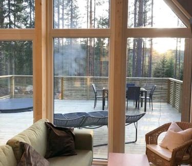 Torsby House | Furukrona: Private Glass Dome with Sauna & Hot Tub Awaits!