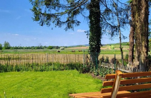 Losheim am See Apartment | Relax at Gästehaus am Bachlauf: Terrace, Spa & Wellness