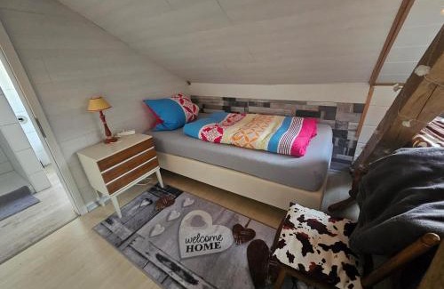 Unterallgau Apartment | Cozy Altbau Dachgeschoss Room with Wi-Fi and TV