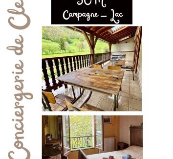 Lascelle House | Relaxing Gîte for 4 with Lake View in Aurillac, Cantal