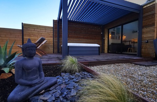 Saint-Marcan Cottage | Relax at Gîte and Spa with Pool, Hot Tub, and More!