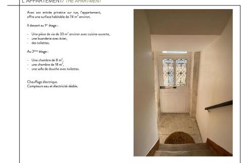 Sancerre Apartment | Explore Gîte Atelier de Sancerre in Historic Center