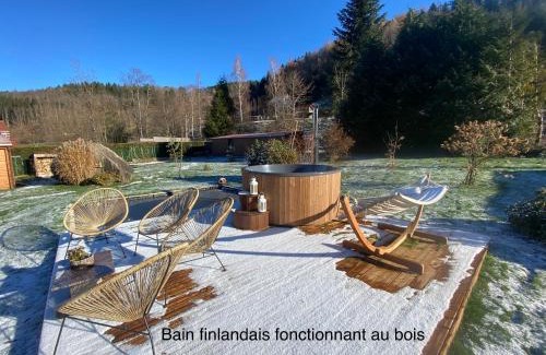 Plainfaing Ski Chalet | Relaxing Gîte Chalet with Hot Tub and Pool in Vosges