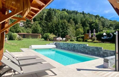 Plainfaing Ski Chalet | Relaxing Gîte Chalet with Hot Tub and Pool in Vosges
