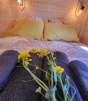 Dallon House | Pet-Friendly Gîte de la Roulotte de l'Epine with Ocean Views