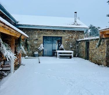 Lachapelle-Graillouse House | Discover Gîte du Mont Mentes: Family-Friendly Retreat with Hot Tub