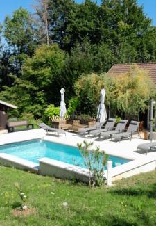 Meyrieux-Trouet House | Gîte La Bergerie: Relax by the Heated Pool & Oceanfront Views