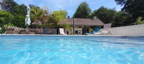 Meyrieux-Trouet House | Gîte La Bergerie: Relax by the Heated Pool & Oceanfront Views