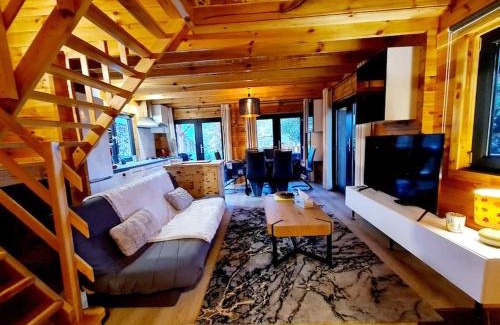 Abreschviller Ski Chalet | Relax at Gîte le Chalet Aura with Hot Tub & Ocean View