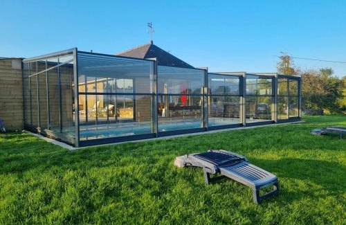 Bovel House | Relax at Gîte Le Jardin d'Eden with Pool & Hot Tub