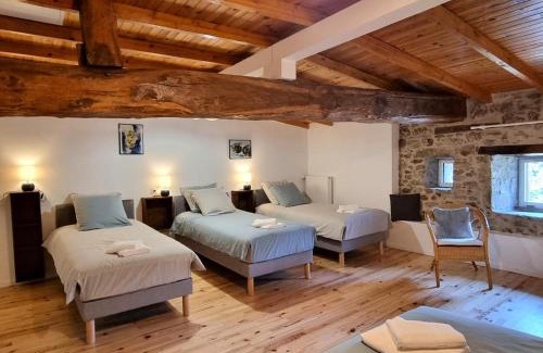 Saint-Denis-sur-Coise House | Gîte spacieux 10 pers: Nature, Spa, Confort - FR-1-496-358