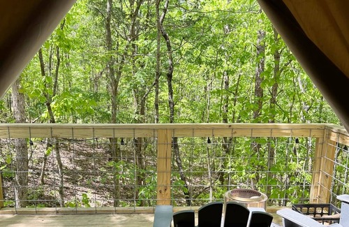 Talladega Cabin | Escape to G-4 Glamp in Bohamia: 10/10 Forest Retreat