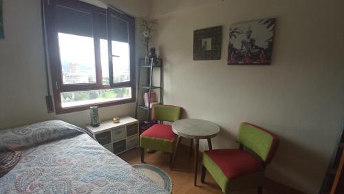 Santutxu House | Comfortable GAIA Double Room with Shared Bathroom