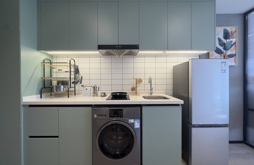 Pudong Apartment | Galaxy JunYu Apartment: Family-Friendly with Pool Access