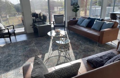 Central East Austin Apartment | Inviting Downtown Penthouse with Rooftop and Fire Pit