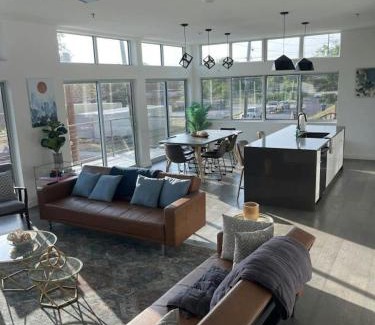 Central East Austin Apartment | Inviting Downtown Penthouse with Rooftop and Fire Pit