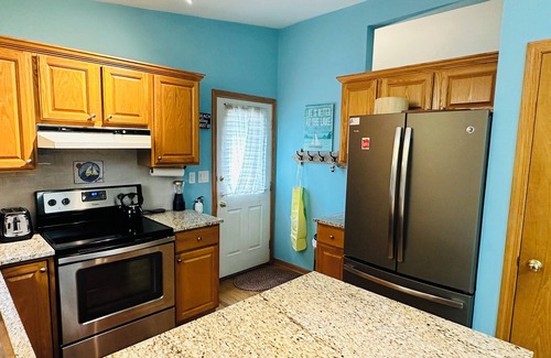 Harbert House | Exciting Getaway: Game Room & Fire Pit Near Warren Dunes