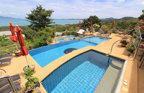 Bophut Apartment | Ganesha Seaview Apartment with Pool & Jacuzzi Retreat