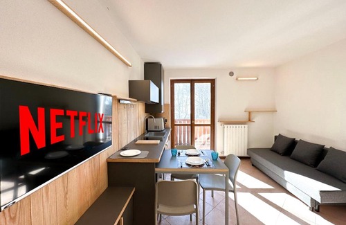 Bosco Chiesanuova Apartment | Modern Monolocale in Bosco Chiesanuova with Wifi & Netflix