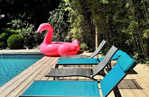 Saint-Alexandre House | Tranquil GARD/ARDECHE House with Pool & Ocean View