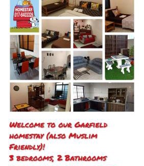Batu Pahat House | Guest Favorite: Garfield Homestay with Child-Friendly Amenities