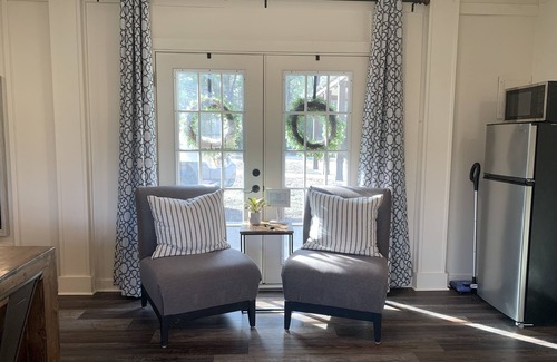 Greenbrier House | Gated Farmhouse Bungalow with Pool & Spa by Lavender Gardens