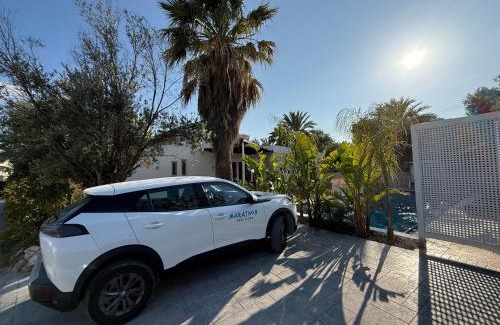 Rhodes Town Villa | Gatsby Rhodes: New Seaview Villa with Pool & Ocean View