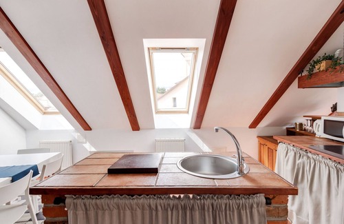 Old Town Apartment | Modern Gediminas Tower View Apartment with Kitchen & Breakfast