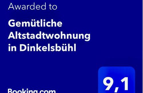 Altstadt Apartment | Charming Altstadtwohnung in Dinkelsbühl - Rated 9.1/10