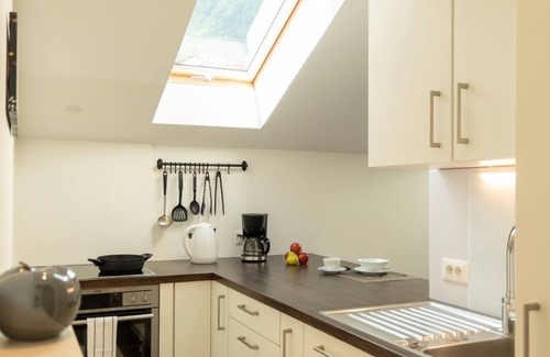 Lagundo Apartment | Cozy Penthouse Apartment with Scenic Views & Great Amenities