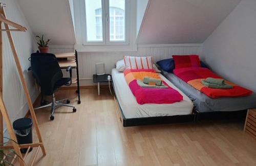 St. Gallen House | Cozy Rooftop Apartment: Pet and Child Friendly Retreat